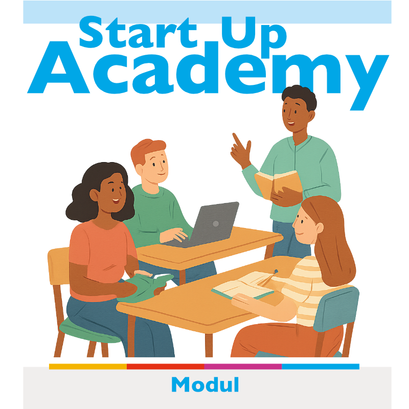 Logo Start-Up Academy- Von der Idee zum eigenen Business- Modul